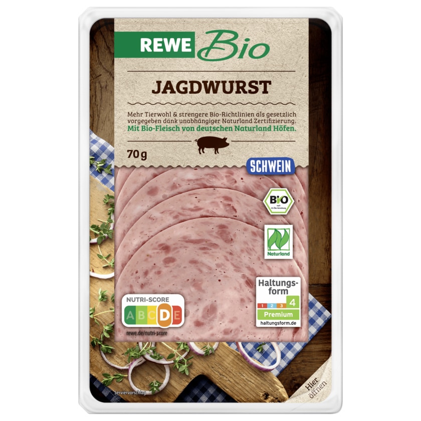 REWE Bio Jagdwurst 70g